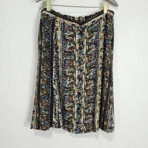 Basic Editions Vintage Skirt Womens 22W Floral Cottage Casual Earthy Colors